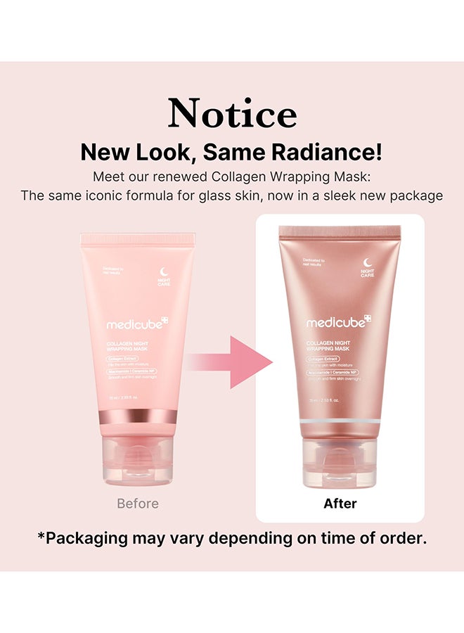 Medicube Collagen facial mask pack for firm and glowing skin